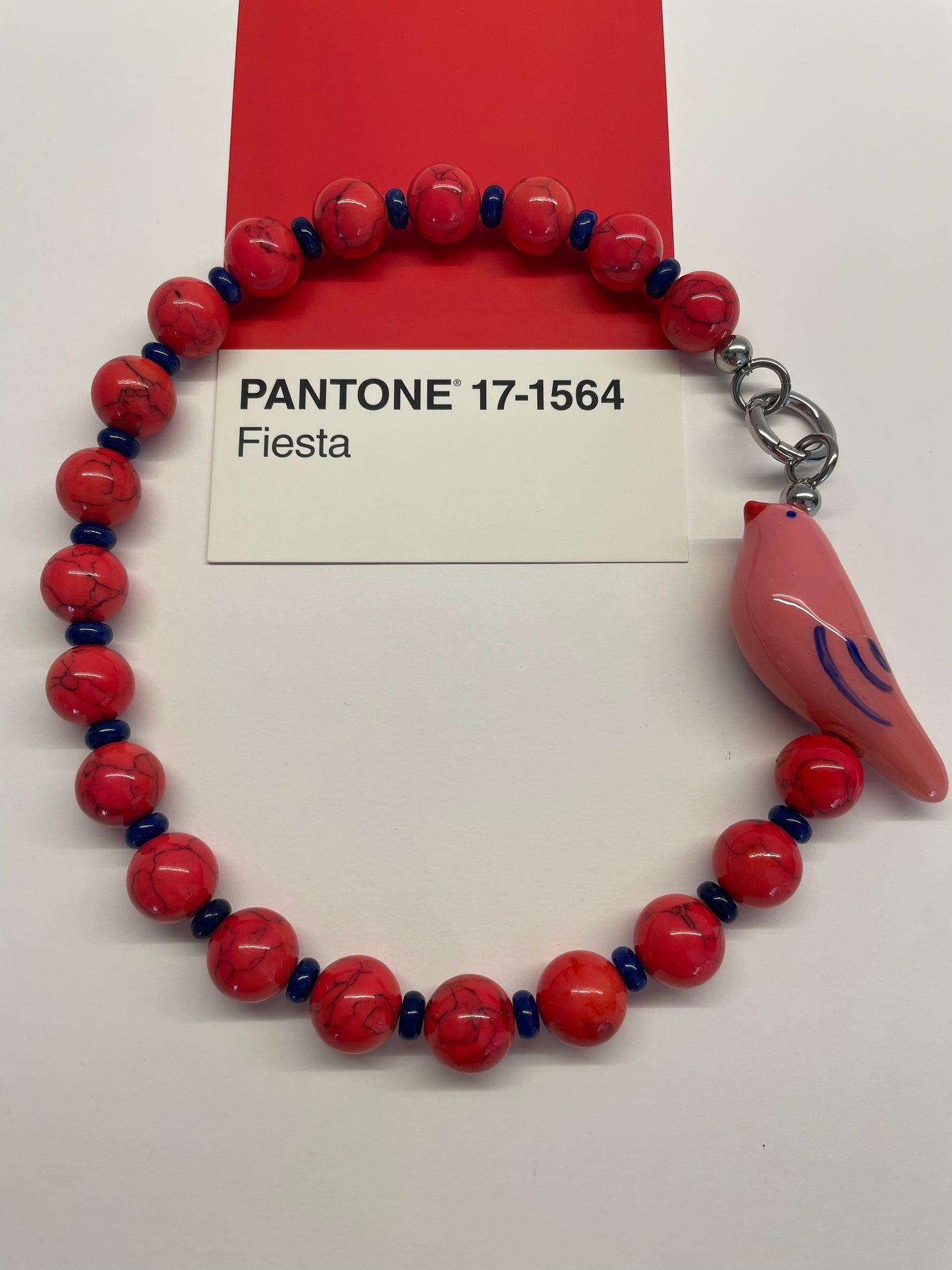 Fiesta Pantone necklace