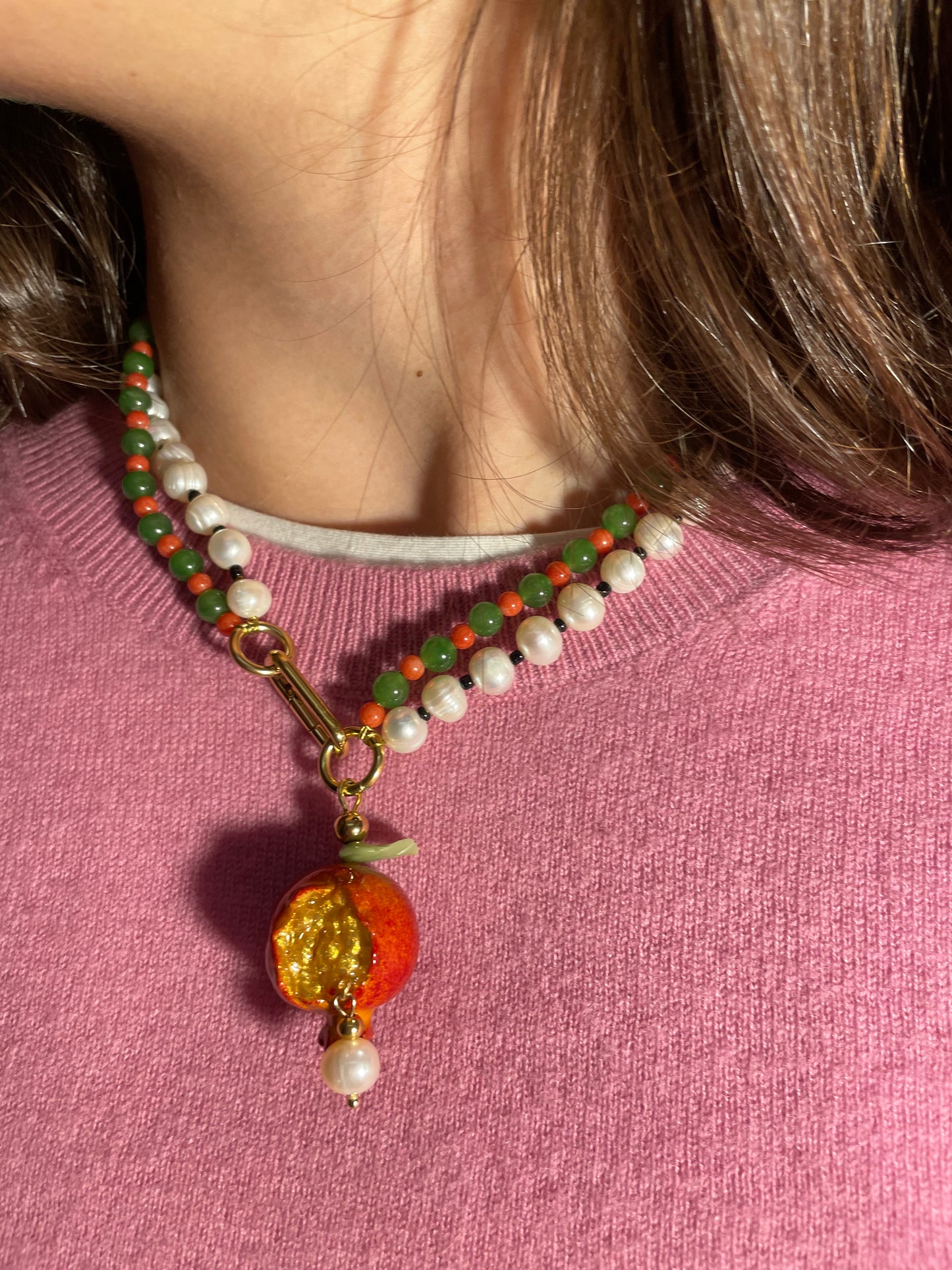 Exquisite Pomegranate necklace