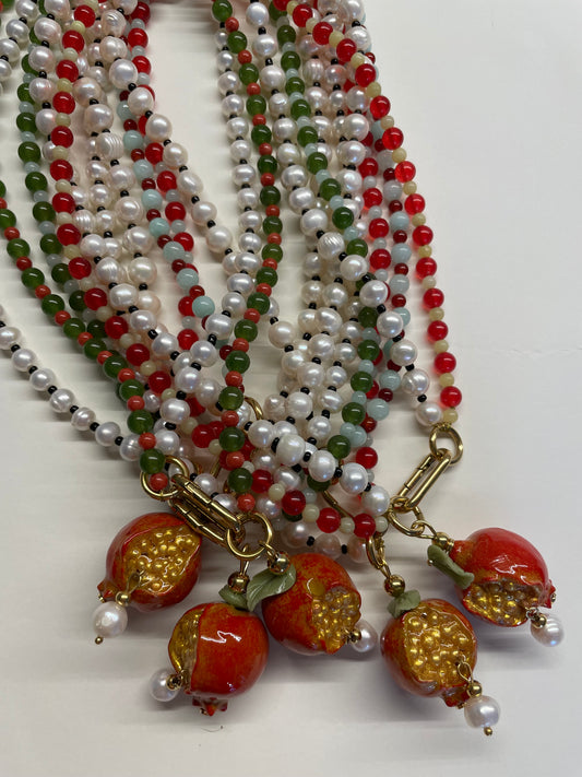 Exquisite Pomegranate necklace