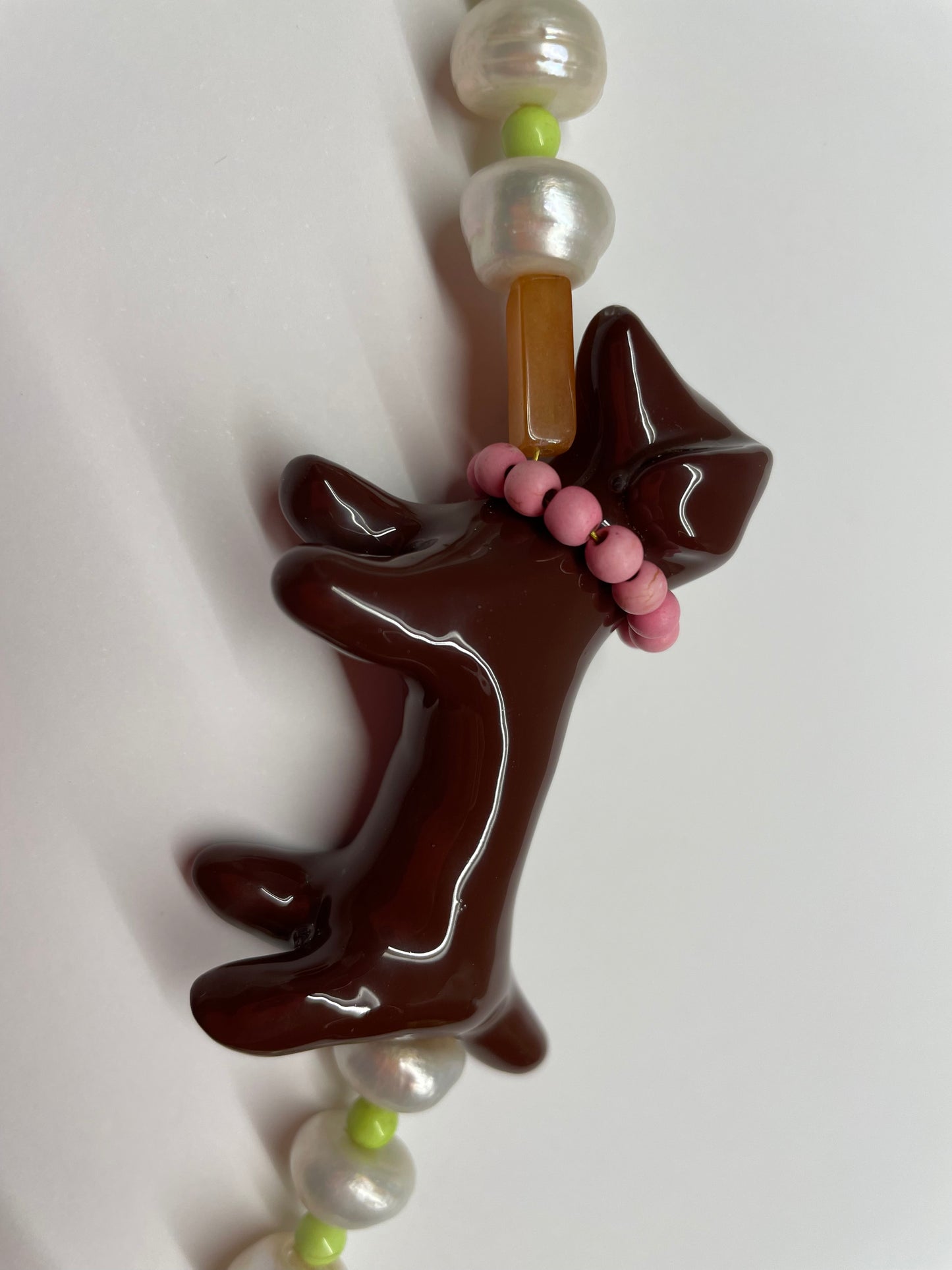 Chocolate buddy necklace