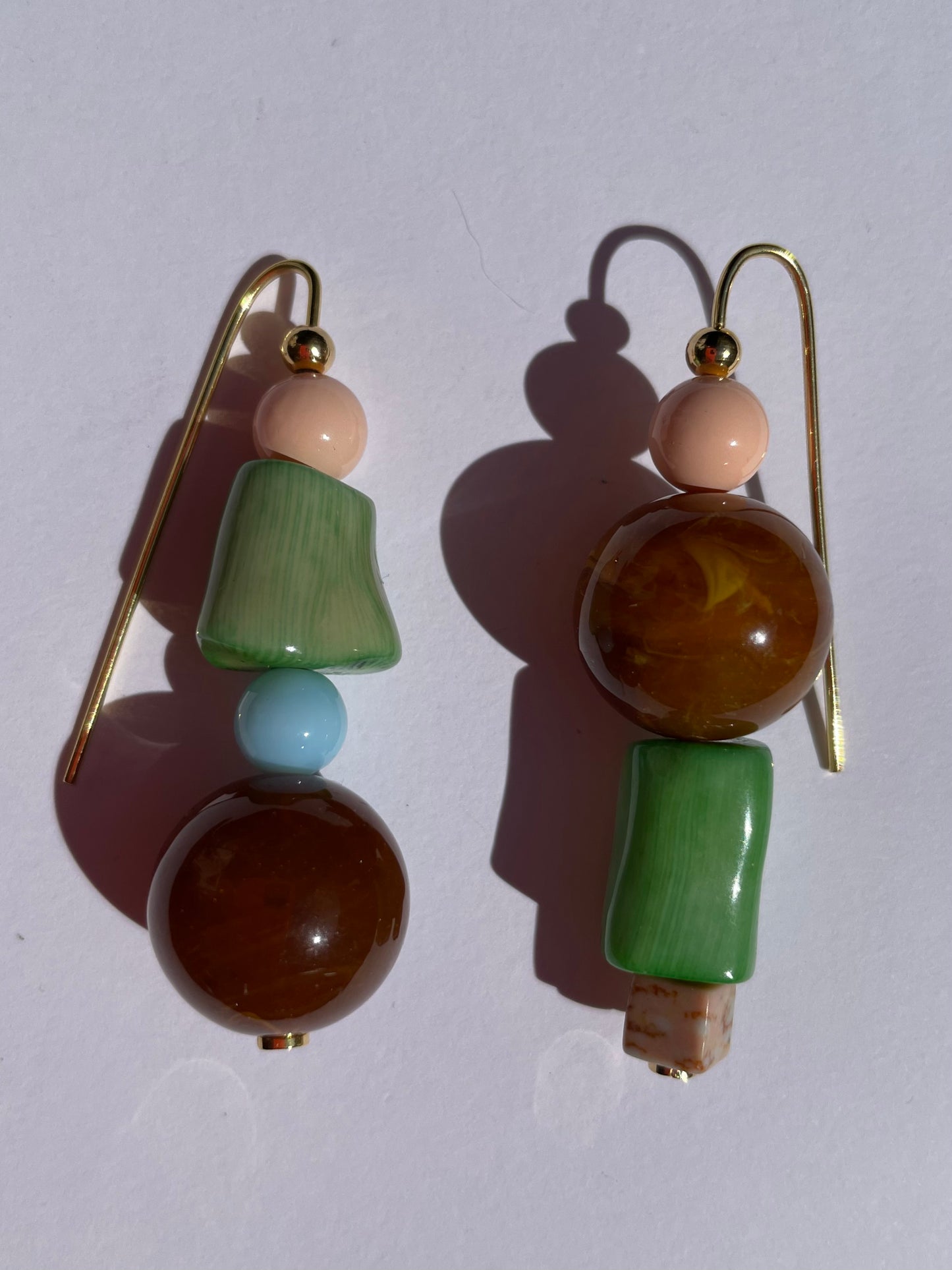 Color block earrings #2