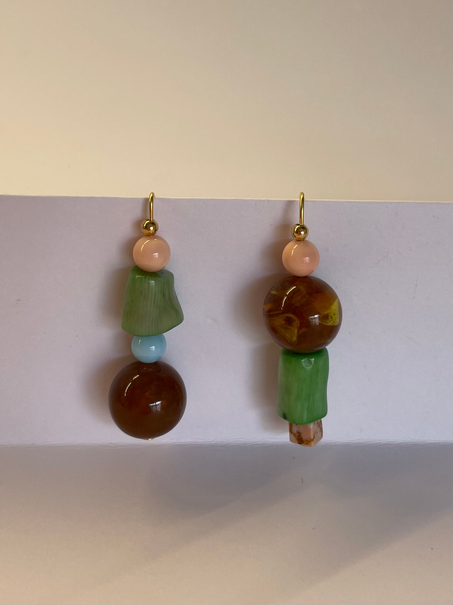 Color block earrings #2