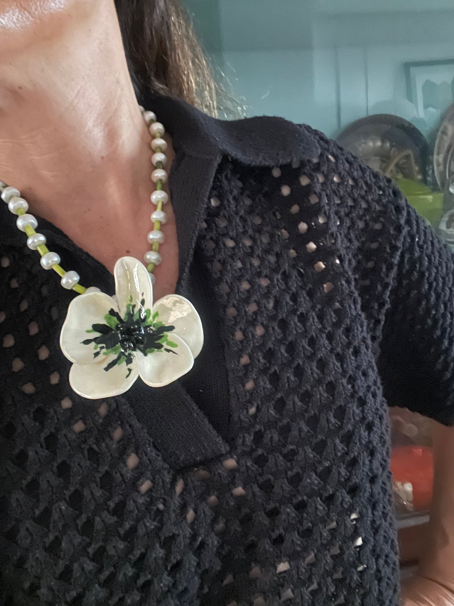 Magnolia necklace #1