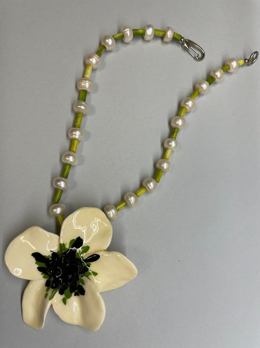 Magnolia necklace #1